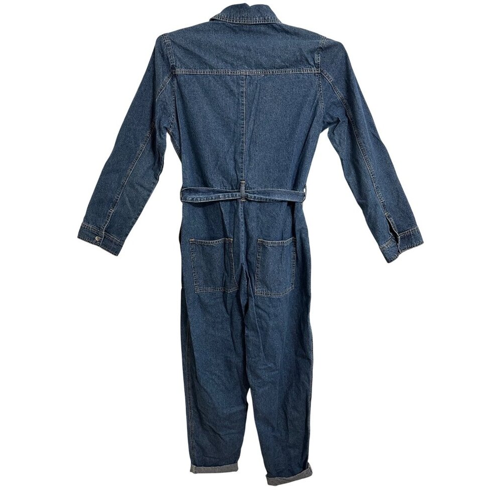 Fashion Nova Womens Long Sleeve Boilersuit Jumpsuit Size XL Workwear Inspired - Picture 3 of 7